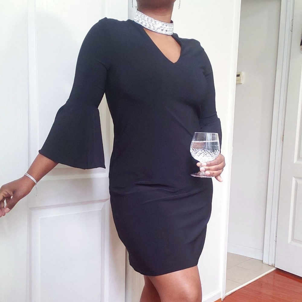 MSK Rhinestone Dress - Picture 2 of 4